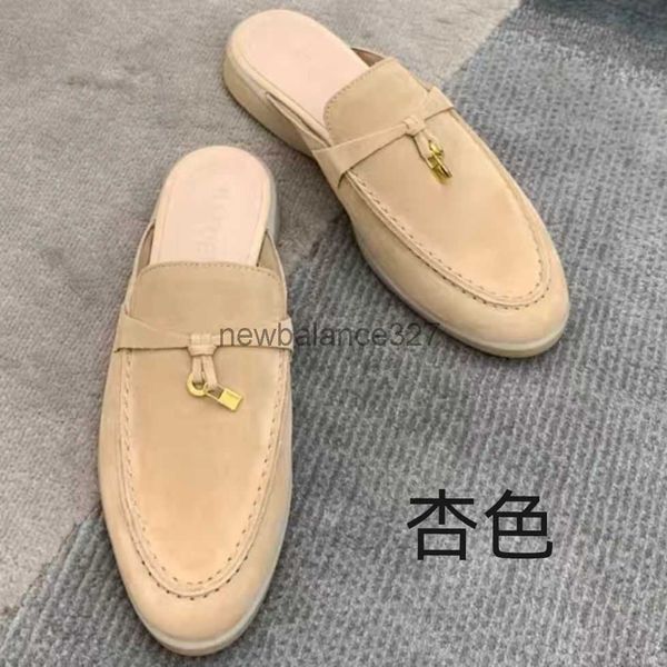 loro piana slippers lp summer casual single shoes charms embellished walk suede loafers genuine leather retro shoe women outdoor comfort fla, Black
loro piana slippers lp summer casual single shoes charms embellished walk suede loafers genuine leather retro shoe women outdoor comfort fla, Black