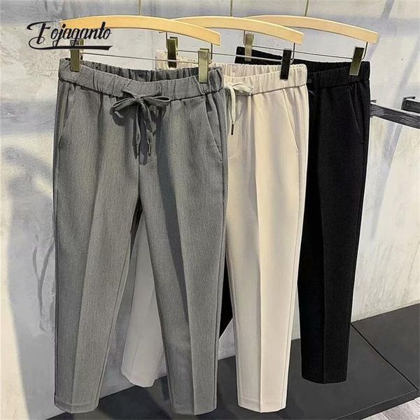pants fojaganto spring men fashion pants solid color drape small straight anklelength pants simple business casual pants male, Black
pants fojaganto spring men fashion pants solid color drape small straight anklelength pants simple business casual pants male, Black