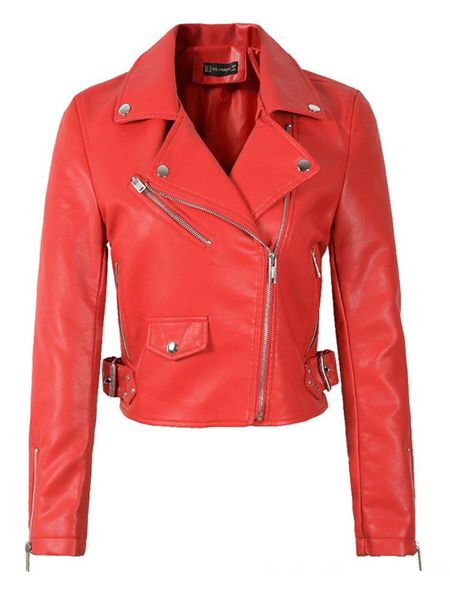 fur ftlzz women black faux leather jackets pu motorcycle zipper faux soft leather rivet zipper red pink turndown collar outerwear
fur ftlzz women black faux leather jackets pu motorcycle zipper faux soft leather rivet zipper red pink turndown collar outerwear