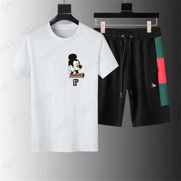 fashion designer mens clothes sets summer classic cartoon brand character three-dimensional printing pure cotton round neck short sleeved sp, Gray
fashion designer mens clothes sets summer classic cartoon brand character three-dimensional printing pure cotton round neck short sleeved sp, Gray