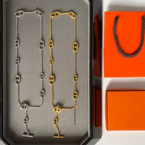 farandole necklace h for women designer gold plated 18k t0p highest counter advanced materials classic style fashion jewelry anniversary gif, Silver
farandole necklace h for women designer gold plated 18k t0p highest counter advanced materials classic style fashion jewelry anniversary gif, Silver