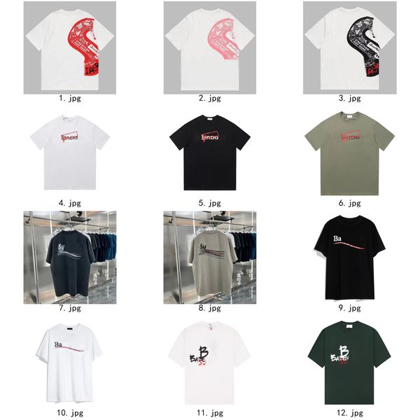 luxury tshirt sup men s women designer t shirts bal short summer fashion casual with brand letter designers t-shirt, White;black
luxury tshirt sup men s women designer t shirts bal short summer fashion casual with brand letter designers t-shirt, White;black