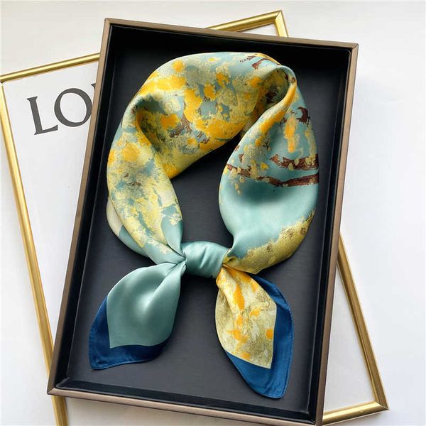 scarves 2022 spring new silk scarf women square shawls and wraps hairband foulard neckerchief female print lady neck headband tie j230428, Blue;gray
scarves 2022 spring new silk scarf women square shawls and wraps hairband foulard neckerchief female print lady neck headband tie j230428, Blue;gray