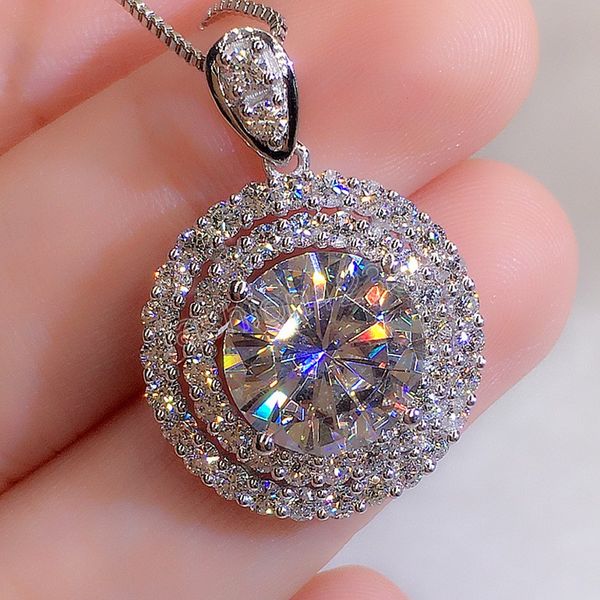 gorgeous bridal wedding necklace aaa cubic zirconia round pendant elegant women's neck accessories fashion jewelry, Silver
gorgeous bridal wedding necklace aaa cubic zirconia round pendant elegant women's neck accessories fashion jewelry, Silver