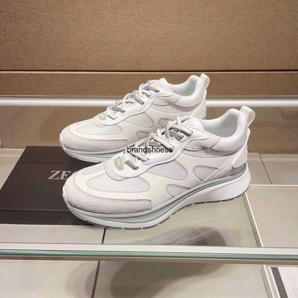 high version zegna 2023 summer new men's sports and casual shoes genuine leather breathable mesh face dad's shoes, Black
high version zegna 2023 summer new men's sports and casual shoes genuine leather breathable mesh face dad's shoes, Black