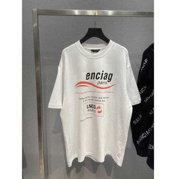 23sss designer balenciga women t shirt paris ins net red same environmental protection slogan green digital printing wave short sleeve bu1v, White;black
23sss designer balenciga women t shirt paris ins net red same environmental protection slogan green digital printing wave short sleeve bu1v, White;black