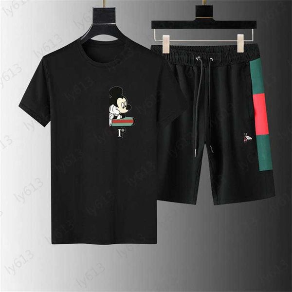 mens t-shirts clothes sets black summer leisure fashion loose fitting classic cartoon brand pattern printed round neck mercerized cotton sho, Gray
mens t-shirts clothes sets black summer leisure fashion loose fitting classic cartoon brand pattern printed round neck mercerized cotton sho, Gray