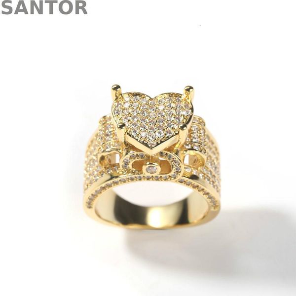band rings hip hop cz cubic zircon love ring heavy industry design trend punk jewelry big ring men 230428, Silver
band rings hip hop cz cubic zircon love ring heavy industry design trend punk jewelry big ring men 230428, Silver