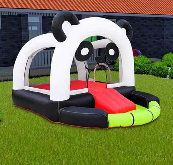 3.4x2.7x2.1m oxford inflatable bounce house outdoor gamesmini bouncy castles with slide indoor kids yard panda bear style jumper bouncer wit, Black;white
3.4x2.7x2.1m oxford inflatable bounce house outdoor gamesmini bouncy castles with slide indoor kids yard panda bear style jumper bouncer wit, Black;white
