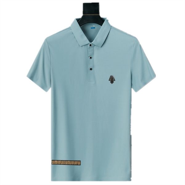 designer men's polos shirt luxury black and white style shirt lapel short sleeve casual embroidery 100% cotton brand cotton high street, White;black
designer men's polos shirt luxury black and white style shirt lapel short sleeve casual embroidery 100% cotton brand cotton high street, White;black