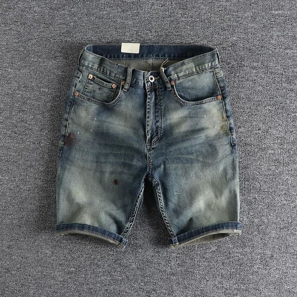 men's shorts blue denim men's with slight elasticity comfortable fit straight tube summer fashion quarter length pants 184, White;black
men's shorts blue denim men's with slight elasticity comfortable fit straight tube summer fashion quarter length pants 184, White;black