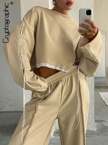 pants cryptographic casual spliced bandage sweatshirt and pant two piece sets womens outfits fall winter 2022 tracksuits matching sets, White
pants cryptographic casual spliced bandage sweatshirt and pant two piece sets womens outfits fall winter 2022 tracksuits matching sets, White