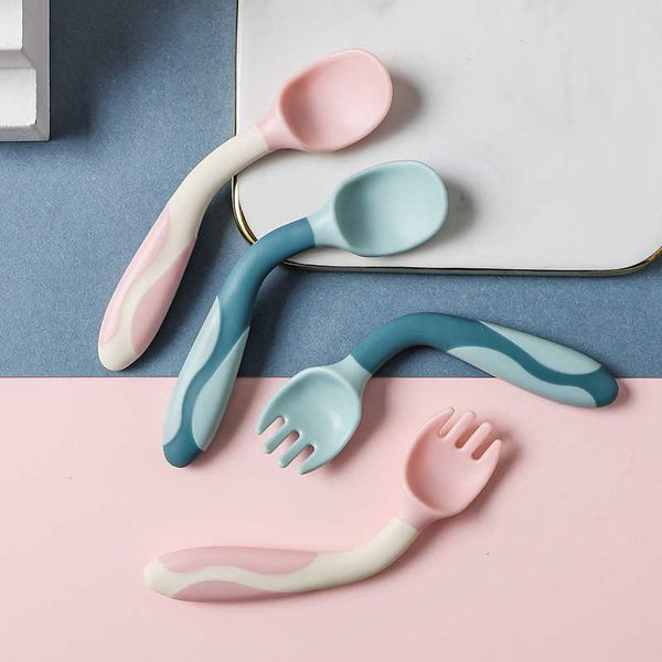 cups dishes utensils 2pcs/set flexible baby spoon fork set twist food grade silicone baby eat rice paste training utensils infant feeding ta
cups dishes utensils 2pcs/set flexible baby spoon fork set twist food grade silicone baby eat rice paste training utensils infant feeding ta