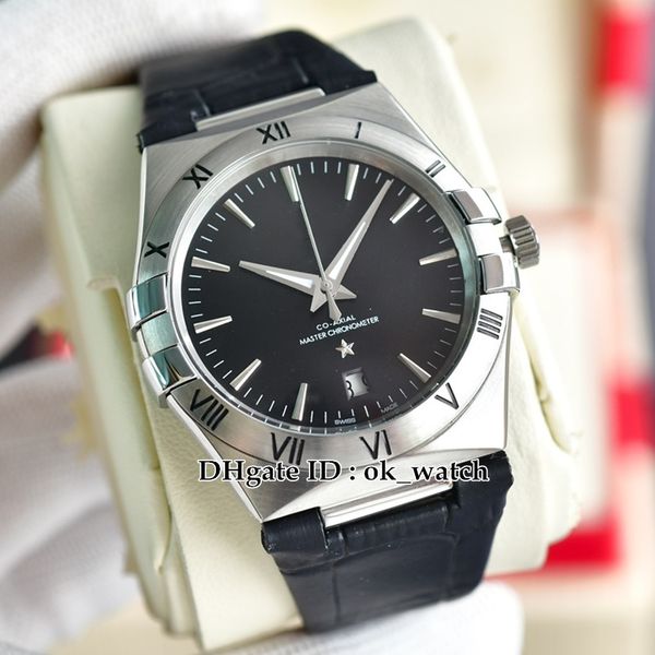 new 39mm automatic mens watch 131.13.39.20.01.001 black dial date 316l steel case leather strap gents popular watches 14 colors, Slivery;brown
new 39mm automatic mens watch 131.13.39.20.01.001 black dial date 316l steel case leather strap gents popular watches 14 colors, Slivery;brown