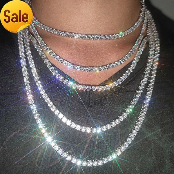 3mm 4mm 5mm 6mm hip hop tennis chains jewelry mens diamond necklaces 18k real gold /white gold plated bling graduated, Black
3mm 4mm 5mm 6mm hip hop tennis chains jewelry mens diamond necklaces 18k real gold /white gold plated bling graduated, Black