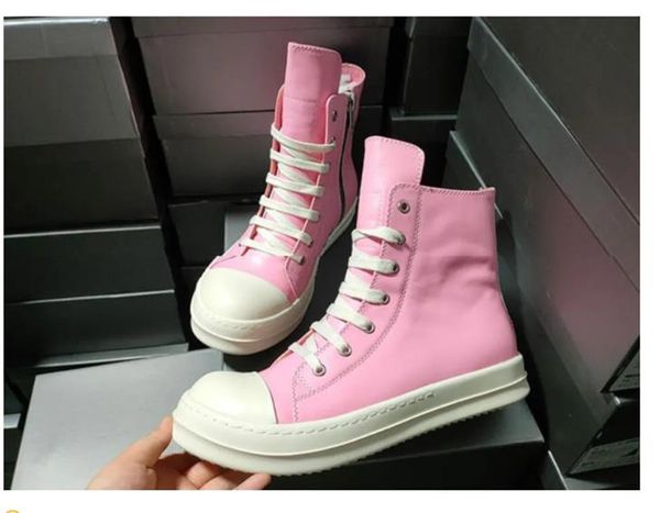 designer boots rick real leather pink thick bottom women increase dark mens casual short boots owen female board retro dissol shoes, Black
designer boots rick real leather pink thick bottom women increase dark mens casual short boots owen female board retro dissol shoes, Black
