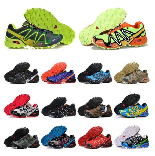 

2023 new speed cross 3.0 running shoes iii cs outdoor mens hiking shoe black white blue red yellow green speedcross men women trainers sport, White;red