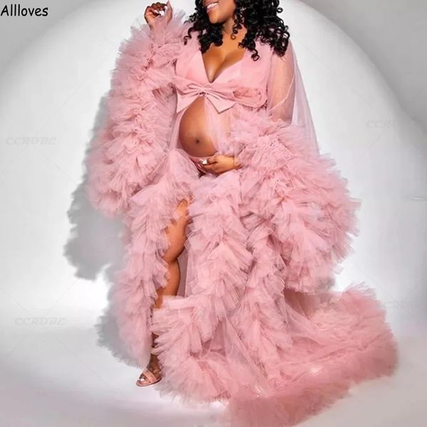 cute pink evening party dresses women long sleeves maternity robes custom made sheer tulle gowns with bow ruffled front split pregnancy dres, Black;red
cute pink evening party dresses women long sleeves maternity robes custom made sheer tulle gowns with bow ruffled front split pregnancy dres, Black;red
