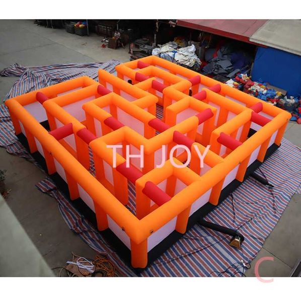 8x8x2m delivery outdoor activities custom made inflatable maze 9x9m interactive maze labyrinth field haunted house, Black;white
8x8x2m delivery outdoor activities custom made inflatable maze 9x9m interactive maze labyrinth field haunted house, Black;white