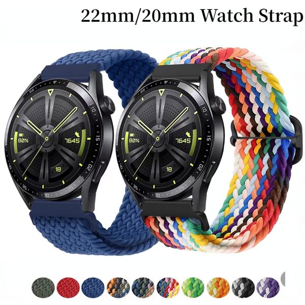 22mm nylon braided loop strap for samsung watch 3/4 active 2 huawei watch 3/gt bracelet wristband amazfit gtr/stratos belt, Black;brown
22mm nylon braided loop strap for samsung watch 3/4 active 2 huawei watch 3/gt bracelet wristband amazfit gtr/stratos belt, Black;brown