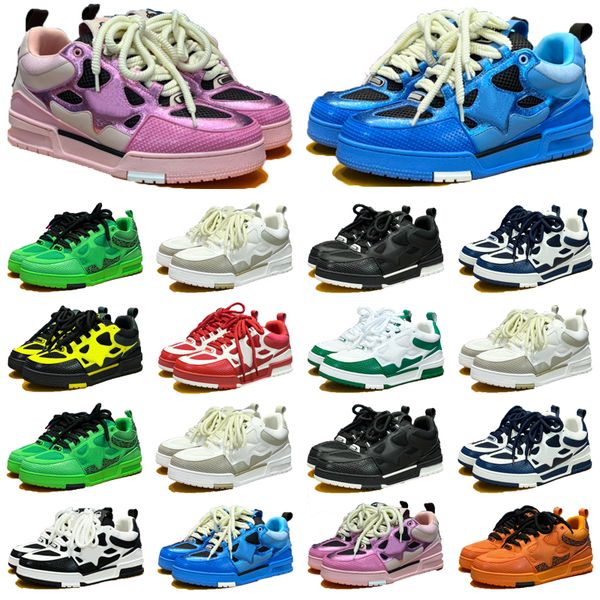 designer casual shoes men sneakers rubber platform trainers genuine leather sneaker multicolor lace-up skate shoes fashion running shoe size, Black
designer casual shoes men sneakers rubber platform trainers genuine leather sneaker multicolor lace-up skate shoes fashion running shoe size, Black