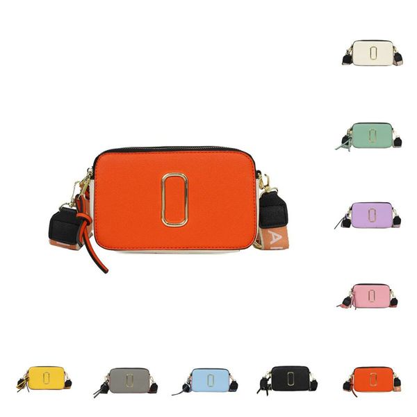 wallets marc designer bag women camera bag m wide shoulders strap j fashion color matching camera single shoulder r230429, Red;black 
wallets marc designer bag women camera bag m wide shoulders strap j fashion color matching camera single shoulder r230429, Red;black