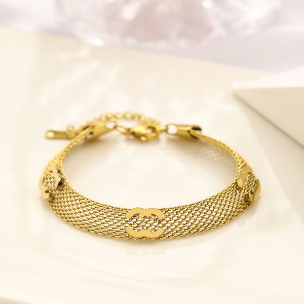 designer gift chain bracelet new brand love jewelry fashion stainless steel bracelet 18k gold plated exquisite bracelet 2023 family couple l, Black
designer gift chain bracelet new brand love jewelry fashion stainless steel bracelet 18k gold plated exquisite bracelet 2023 family couple l, Black