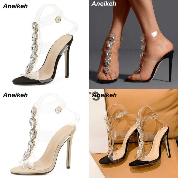 sandals sweet style rhinestone decoration pointed toe thin high heel women party shoe fashion pvc ankle buckle strap sandal 230316, Black
sandals sweet style rhinestone decoration pointed toe thin high heel women party shoe fashion pvc ankle buckle strap sandal 230316, Black