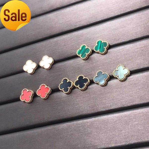 brand luxury van mini clover designer earrings stud mother of pearl 18k gold elegant women earring jewelry gift218g, Golden;silver
brand luxury van mini clover designer earrings stud mother of pearl 18k gold elegant women earring jewelry gift218g, Golden;silver