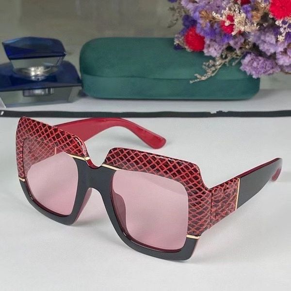 2023 women men fashion sunglasses black red grid pattern plank frame big pink square glasses available with box, White;black
2023 women men fashion sunglasses black red grid pattern plank frame big pink square glasses available with box, White;black