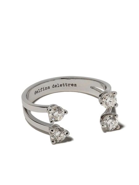 far fetch rings brand logo delfina delettrez dots diamond ring designer luxury fine jewelry, Silver
far fetch rings brand logo delfina delettrez dots diamond ring designer luxury fine jewelry, Silver