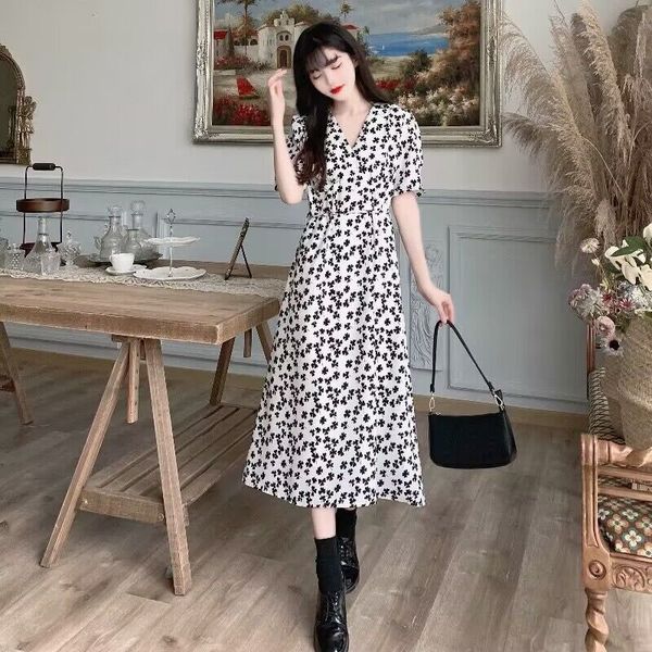 multi-size double floral dress female v-neck waist slim temperament bubble sleeve a-line skirt dress/-3xl, Black;gray
multi-size double floral dress female v-neck waist slim temperament bubble sleeve a-line skirt dress/-3xl, Black;gray