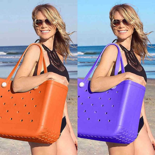 large size women rubber waterproof sandproof outdoor eva portable travel bags washable tote bag for market beach 220610
large size women rubber waterproof sandproof outdoor eva portable travel bags washable tote bag for market beach 220610