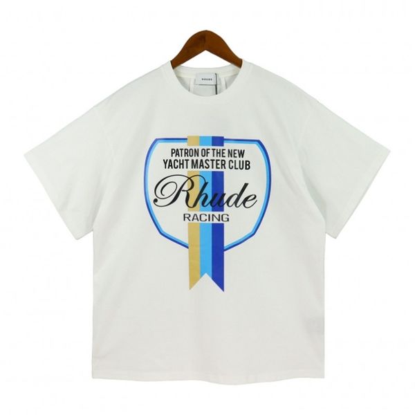 designer men's t-shirt rhude cotton round neck loose short sleeve fashion men's casual letter print, White;black
designer men's t-shirt rhude cotton round neck loose short sleeve fashion men's casual letter print, White;black