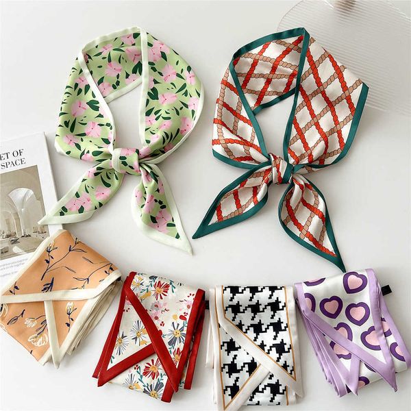 scarves luxury brand 2023 silk feeling scarf wrist neckerchief lady shawl wraps hijab bandana women hair band beach head female foulard j230, Blue;gray
scarves luxury brand 2023 silk feeling scarf wrist neckerchief lady shawl wraps hijab bandana women hair band beach head female foulard j230, Blue;gray