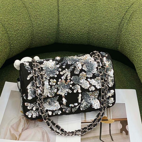 designer flap bags luxury handbag classic chain bag high imitation shoulder bag with box zc212