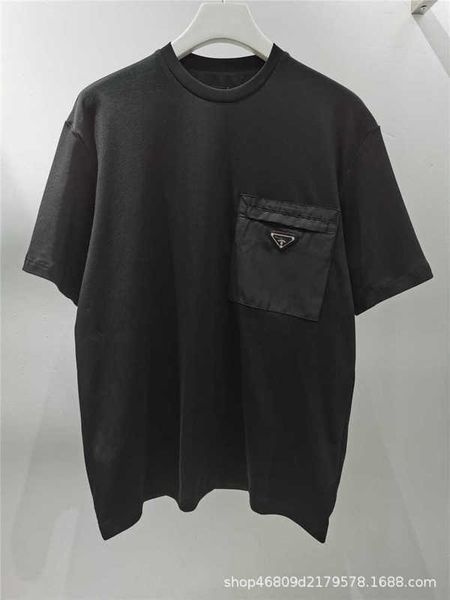 T-Shirts Men' High Edition Fashion Brand Pra P Family Half Sleeve Top Zipper Pocket Triangle Letter and Women' Round Neck Short T-shirt Loose Fit EELJ, Black5
T-Shirts Men' High Edition Fashion Brand Pra P Family Half Sleeve Top Zipper Pocket Triangle Letter and Women' Round Neck Short T-shirt Loose Fit EELJ, Black5