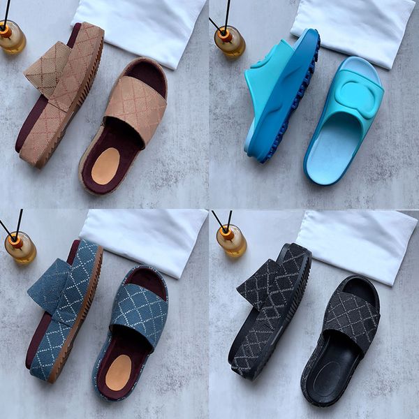 2023 designer slippers womens fashion embroidered canvas slides sandals girls 60mm platform slipper brown white black slip flops beach slide
2023 designer slippers womens fashion embroidered canvas slides sandals girls 60mm platform slipper brown white black slip flops beach slide