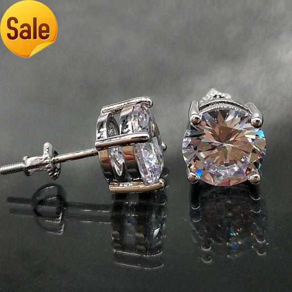 s925 silver 18k gold hip hop iced out cz moissanite round stud earrings 0.4 0.6 0.8cm for men and women diamond earrings studs rock rapper j, Golden;silver
s925 silver 18k gold hip hop iced out cz moissanite round stud earrings 0.4 0.6 0.8cm for men and women diamond earrings studs rock rapper j, Golden;silver