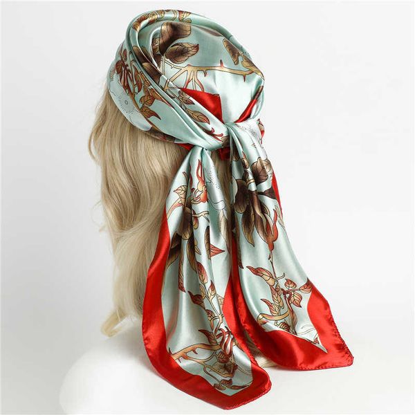 scarves elegant neckerchief shawl 2022 print silk satin square scarf women muslim hijab wraps headband handle hair accessories bandana j2304, Blue;gray
scarves elegant neckerchief shawl 2022 print silk satin square scarf women muslim hijab wraps headband handle hair accessories bandana j2304, Blue;gray