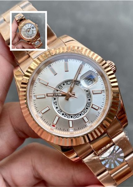 Luxury men's watch mechanical movement silver dial 42mm watch dual rotation date sapphire waterproof Montre De Luxe, 10
Luxury men's watch mechanical movement silver dial 42mm watch dual rotation date sapphire waterproof Montre De Luxe, 10