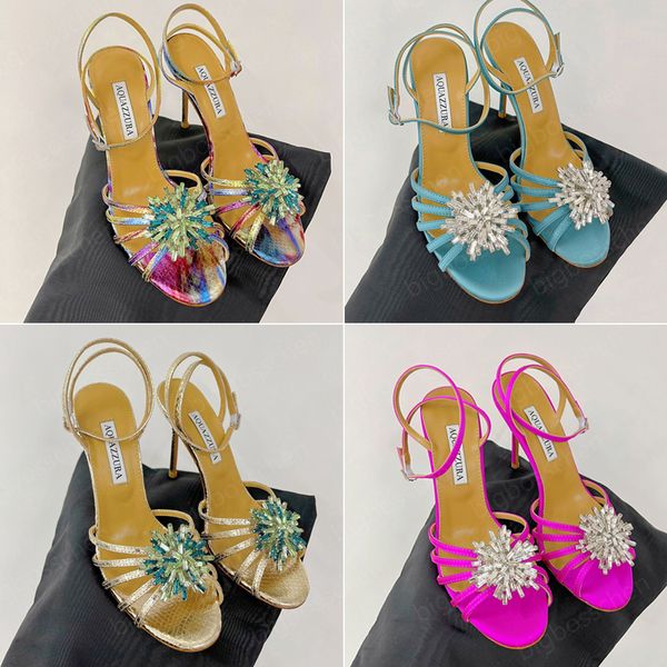 luxury designer high heels women's dress shoes aquazzura fashion thin strap crystal open toe wedding shoes nude strap buckle career ban, Black
luxury designer high heels women's dress shoes aquazzura fashion thin strap crystal open toe wedding shoes nude strap buckle career ban, Black