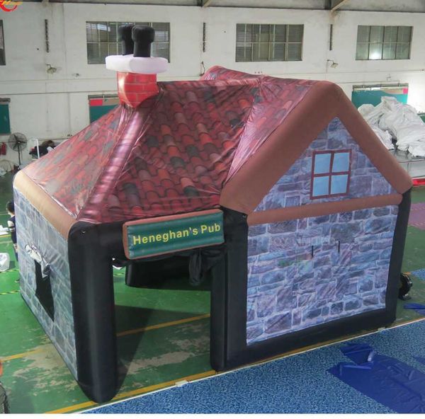 6x4x5m outdoor activities inflatable cube pub irish bar party tent for sale, Black;white
6x4x5m outdoor activities inflatable cube pub irish bar party tent for sale, Black;white