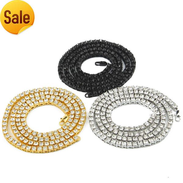 tennis chain 1 row simulated diamond hip-hop necklace chain 18inch 20inch 24inch 30inch hip hop mens gold tone iced out punk necklace, Black
tennis chain 1 row simulated diamond hip-hop necklace chain 18inch 20inch 24inch 30inch hip hop mens gold tone iced out punk necklace, Black