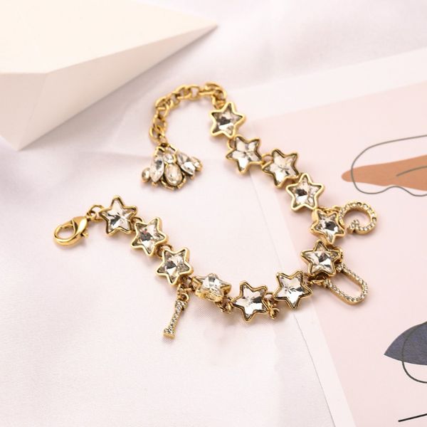 high sense retro letter chain bracelets fashion jewelry women's bracelet steel seal bracelet exquisite design accessories lovers, Black
high sense retro letter chain bracelets fashion jewelry women's bracelet steel seal bracelet exquisite design accessories lovers, Black