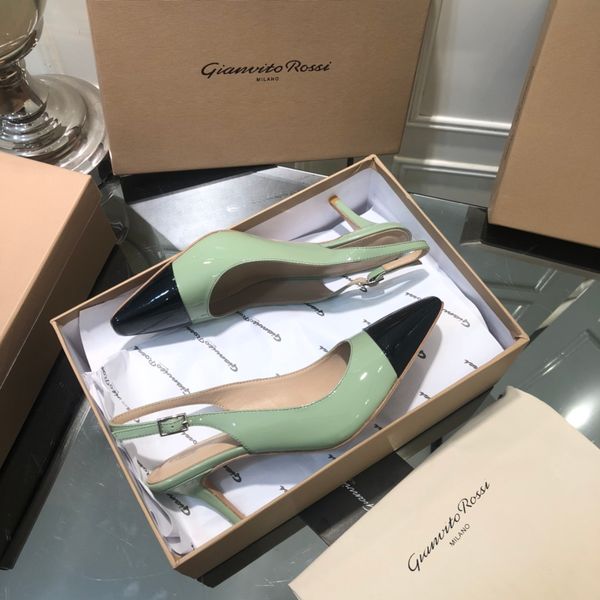 gianvito rossi vitello calf leather slingback mules women sandals ascent pumps 65mm leather slingback pumps 100% real leather designer luxur, Black
gianvito rossi vitello calf leather slingback mules women sandals ascent pumps 65mm leather slingback pumps 100% real leather designer luxur, Black