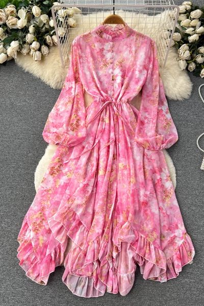 casual dresses 2023 dresses women european vintage lantern sleeves fragmented flower dress spring lace up waist design ruffled fairy vestido, Black;gray
casual dresses 2023 dresses women european vintage lantern sleeves fragmented flower dress spring lace up waist design ruffled fairy vestido, Black;gray