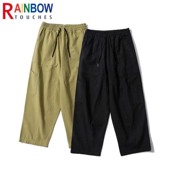 pants rainbowtouches new fashion brand men's pant solid color jogging high street loose straight leg tooling casual overalls trousers, Black
pants rainbowtouches new fashion brand men's pant solid color jogging high street loose straight leg tooling casual overalls trousers, Black