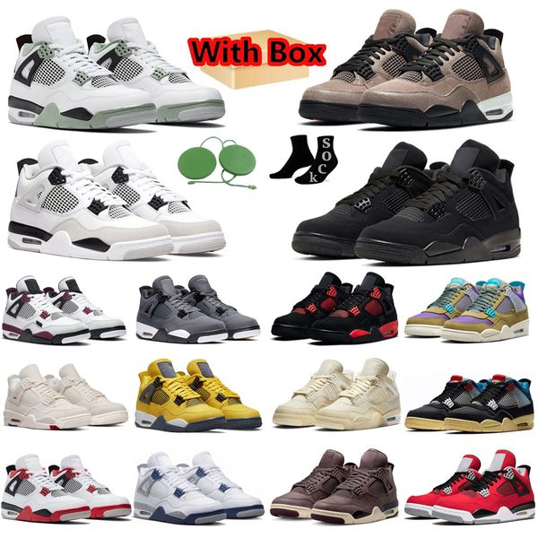4 basketball shoes for men womens pine green white oreo 4s seaform red thunder cement military black cat canvas messy room sneakers
4 basketball shoes for men womens pine green white oreo 4s seaform red thunder cement military black cat canvas messy room sneakers