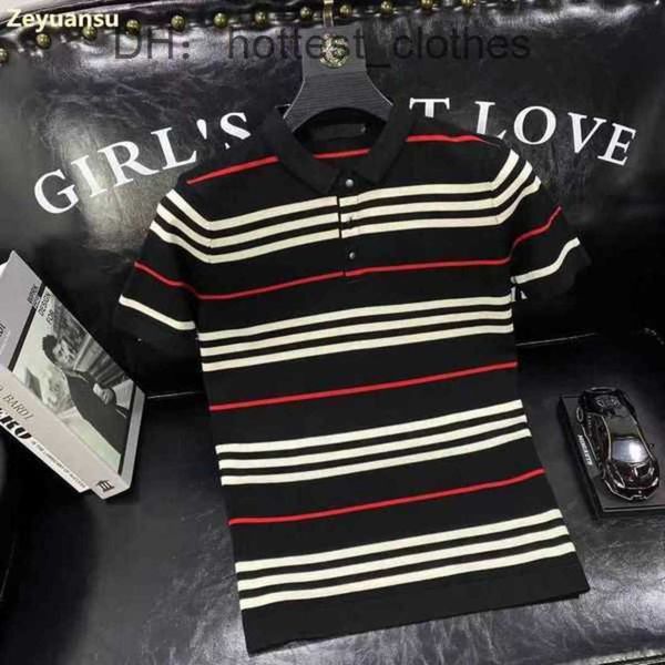 designer tee men's t-shirts shirt burbrerys autumn lapel short sleeve sweater stripe color fashion brand large size 2 zdjc, White;black
designer tee men's t-shirts shirt burbrerys autumn lapel short sleeve sweater stripe color fashion brand large size 2 zdjc, White;black